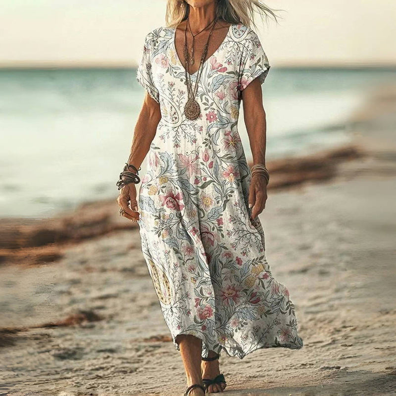 vera midi dress Vera Floral Midi Dress