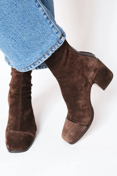 Elara | Elegant Suede Ankle Boots