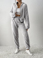 Fleece Loungewear Set | Ultra-Soft Hoodie & Joggers | Cosy Casual Wear