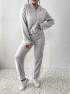 Fleece Loungewear Set | Ultra-Soft Hoodie & Joggers | Cosy Casual Wear