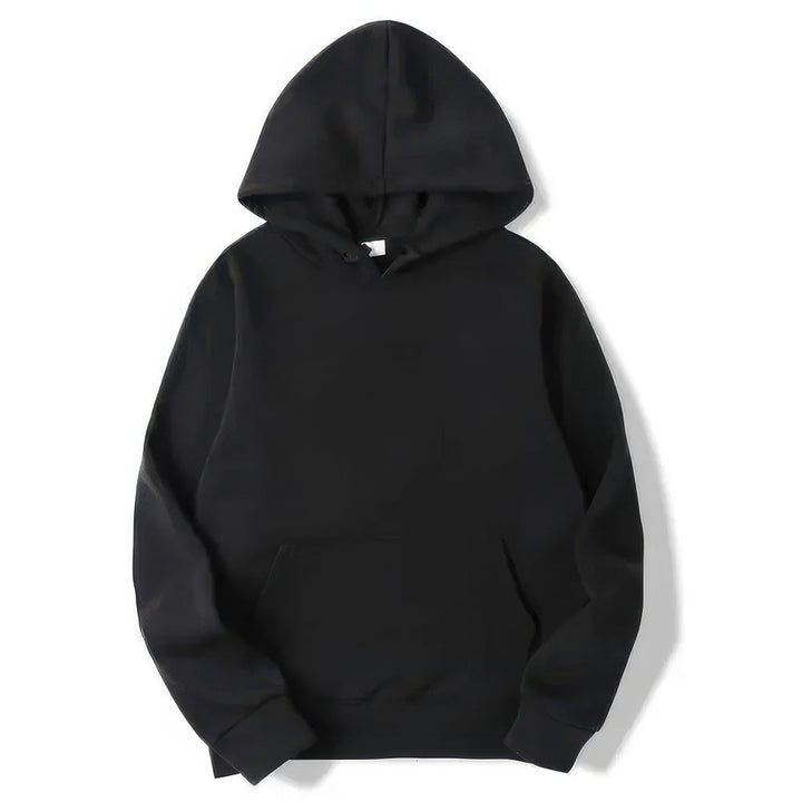 Unisex Elysian Basic Hoodie in soft polyester, featuring a classic pullover style, perfect for casual wear and comfort. - 3