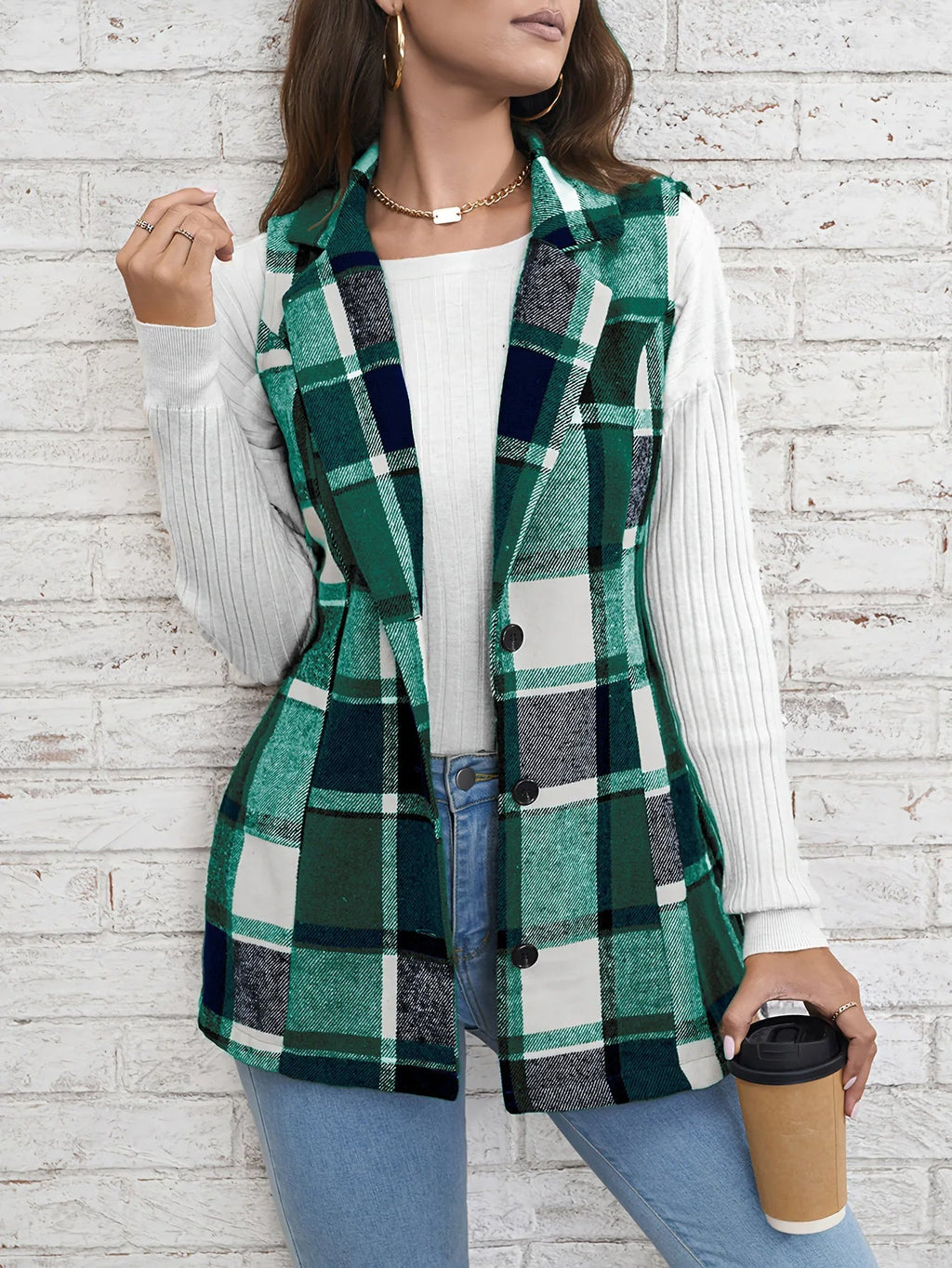 Camden | Plaid Vest