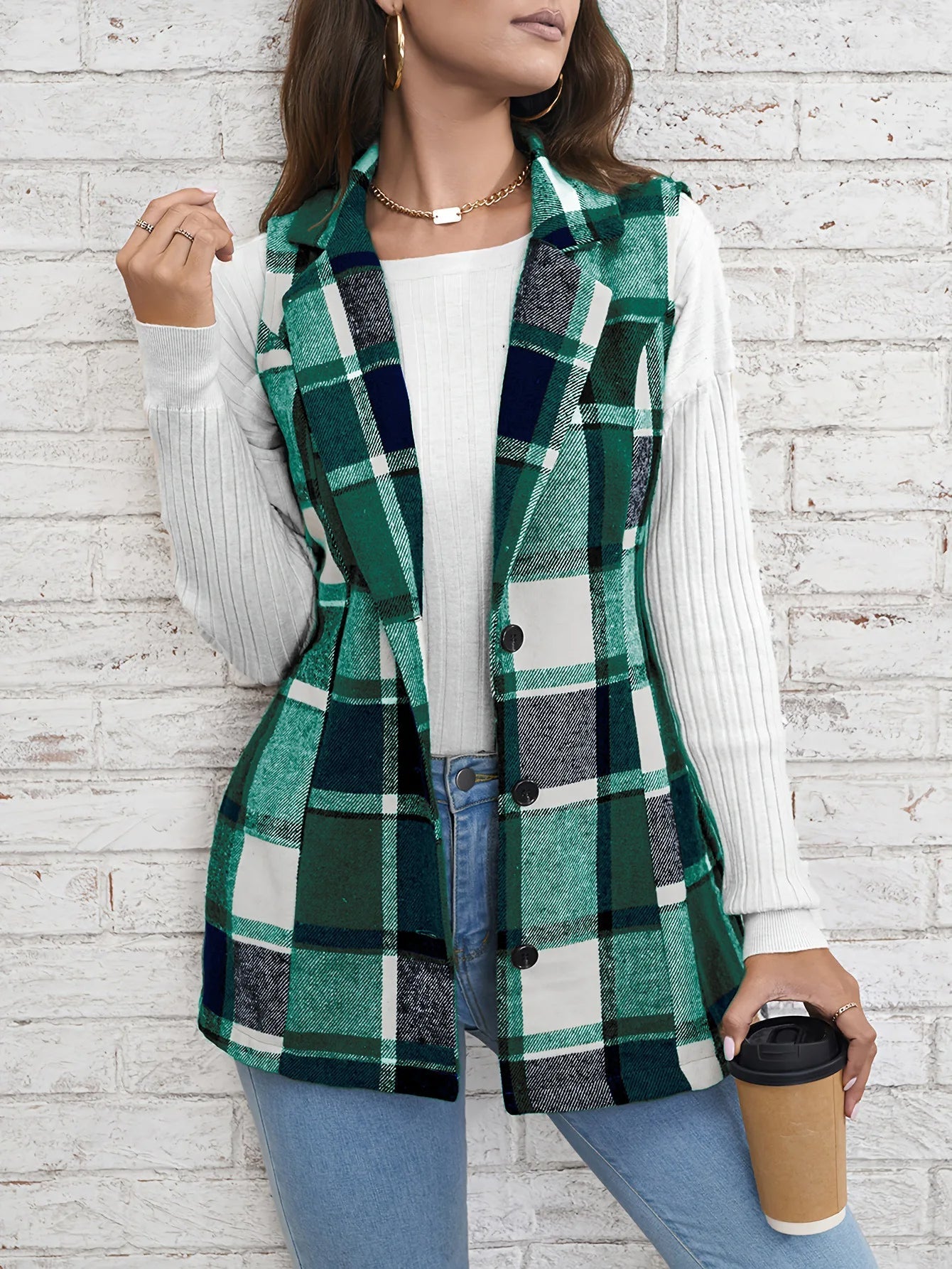 Camden | Plaid Vest