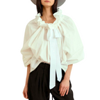 Bellarine | Puffed Cotton Blouse