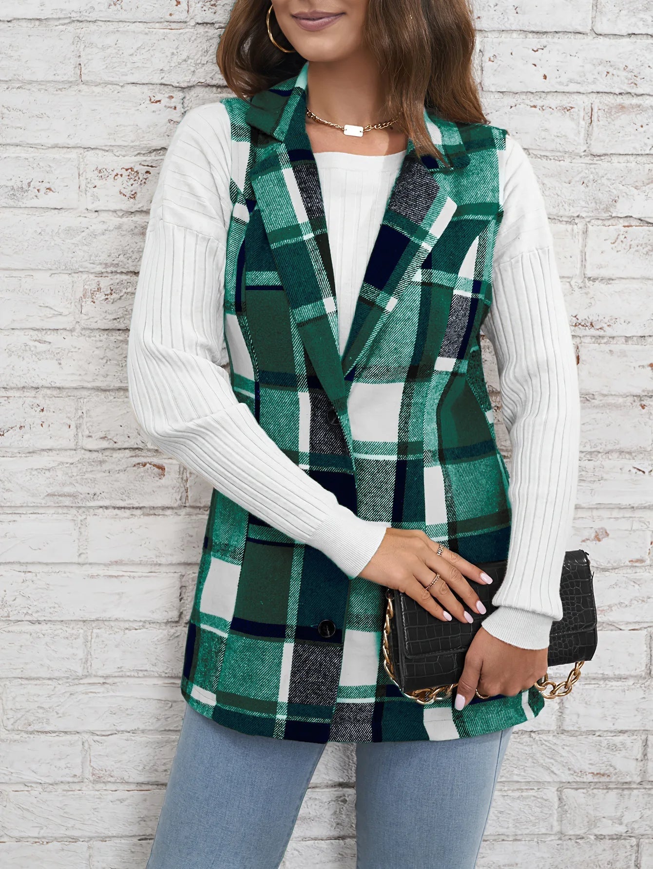 Camden | Plaid Vest