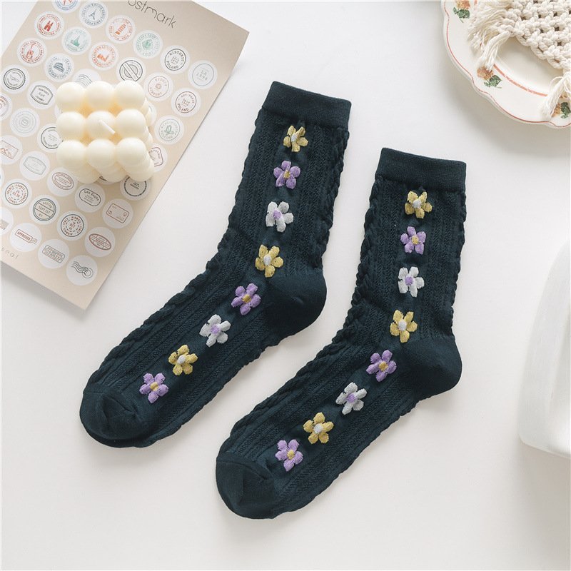 Fleur | Embroidered Sock Set