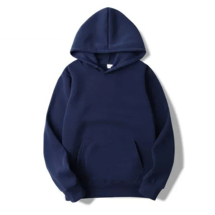 Unisex Elysian Basic Hoodie in soft polyester, featuring a classic pullover style, perfect for casual wear and comfort. - 5