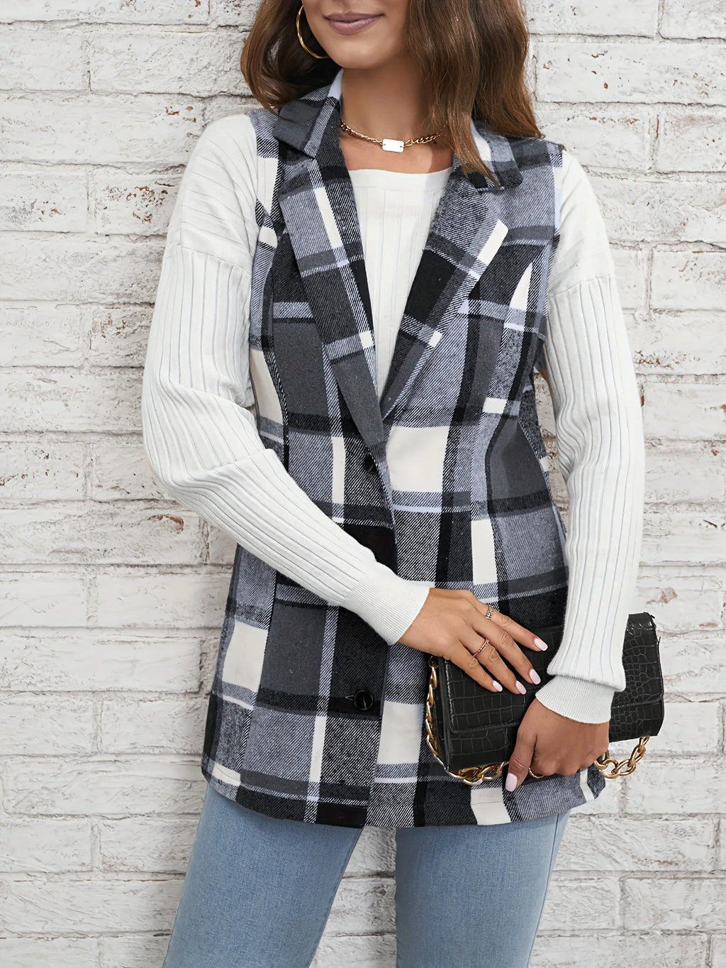 Camden | Plaid Vest