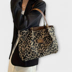 Gianna Boutique | Leopard Canvas Crossbody Bag