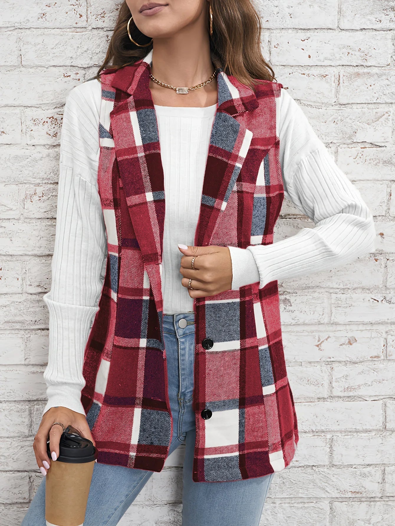 Camden | Plaid Vest