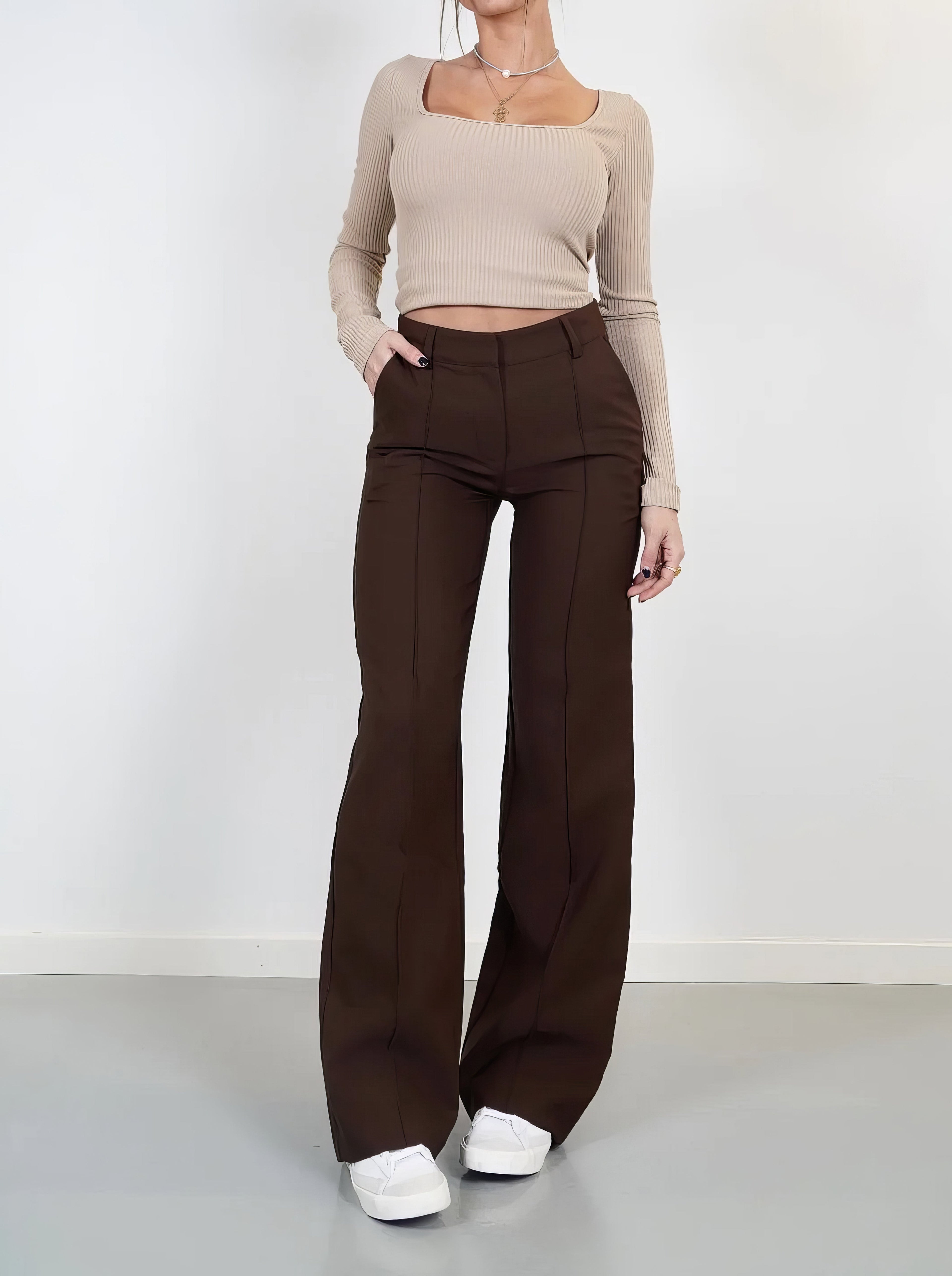 Beatrix | Wide Trousers for Women High-Waisted for Elegant and Casual Looks