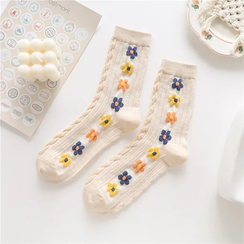 Fleur | Embroidered Sock Set