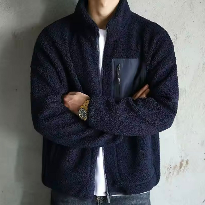Maverick Winter Fleece Jacket in a stylish design, showcasing its insulating and comfortable fabric, perfect for cold weather wear. - 1