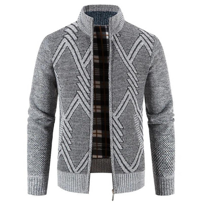 Peter | Men's Textured Zip Sweater | Knit