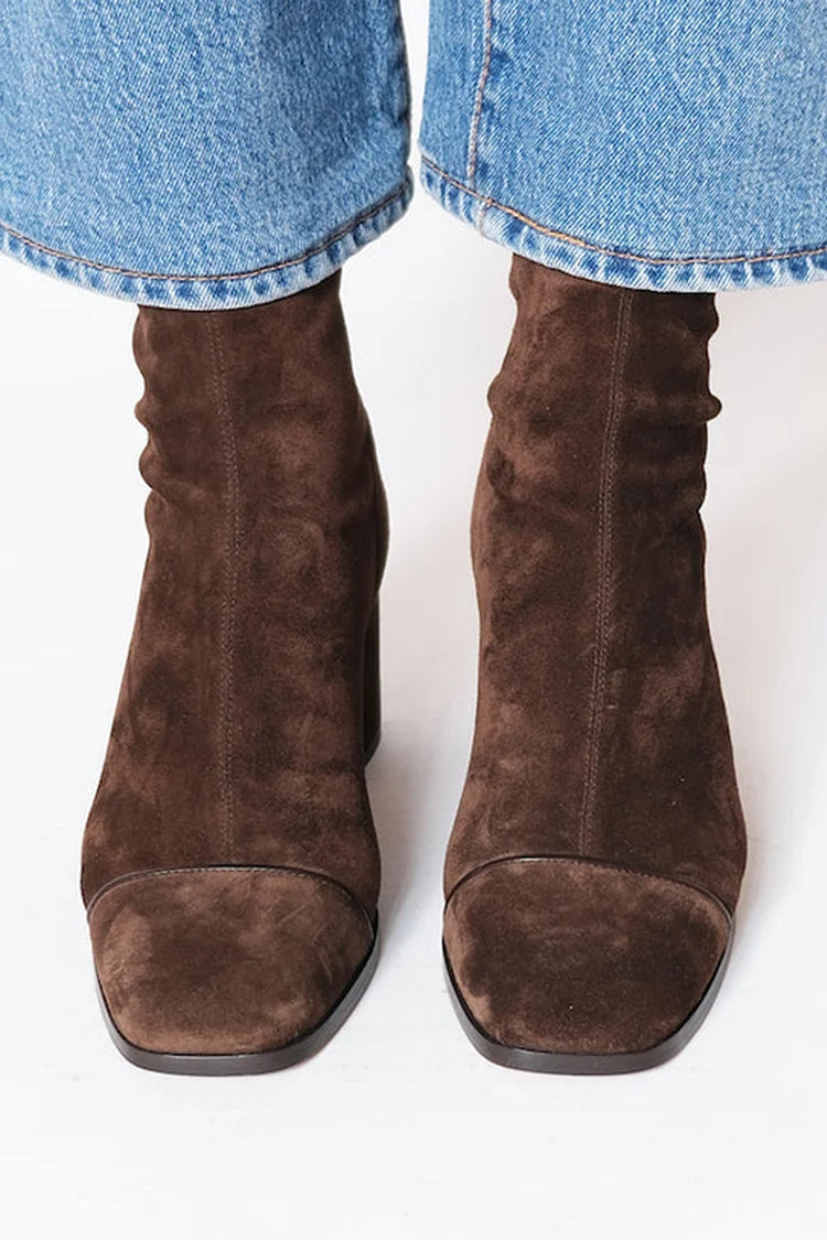 Elara | Elegant Suede Ankle Boots