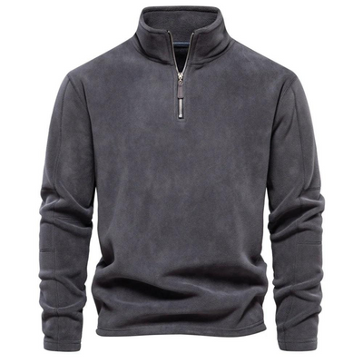 Men's Zip-Up Fleece Pullover | Winter