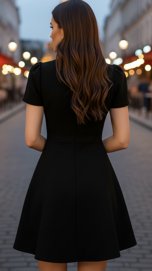 Isabelle | High Neck Belted Dress