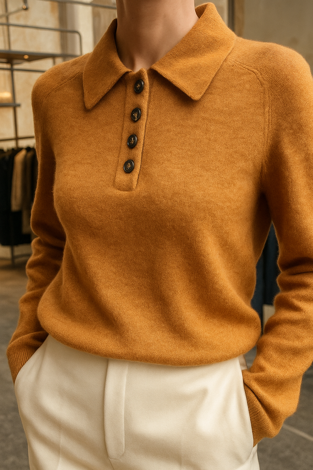 West | Polo Sweater