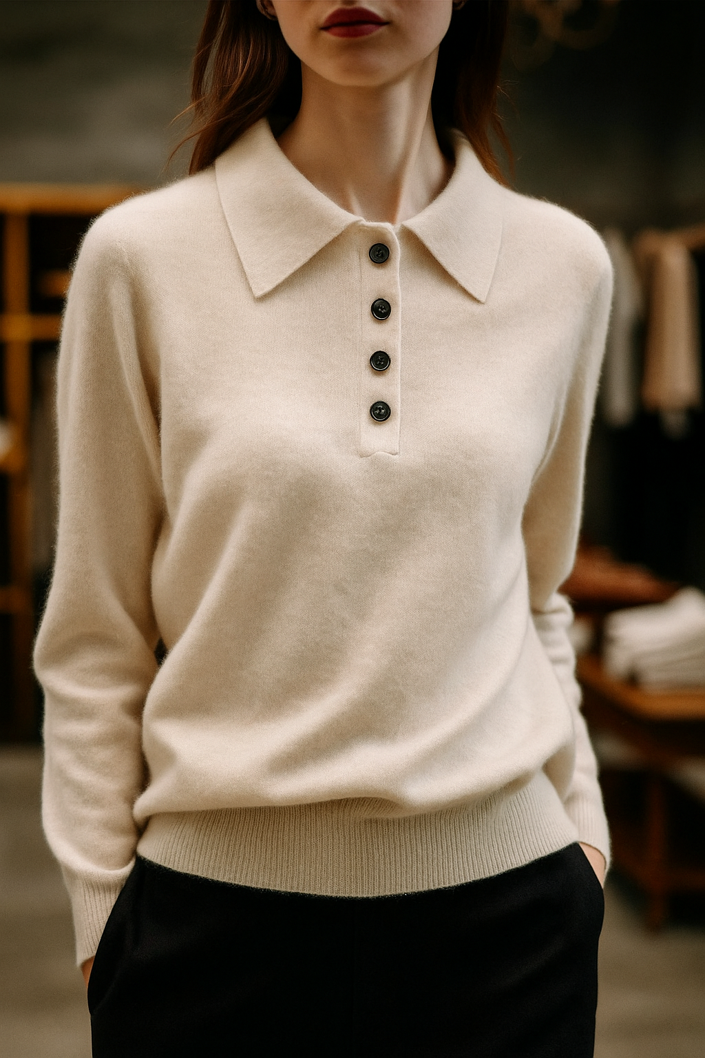 West | Polo Sweater