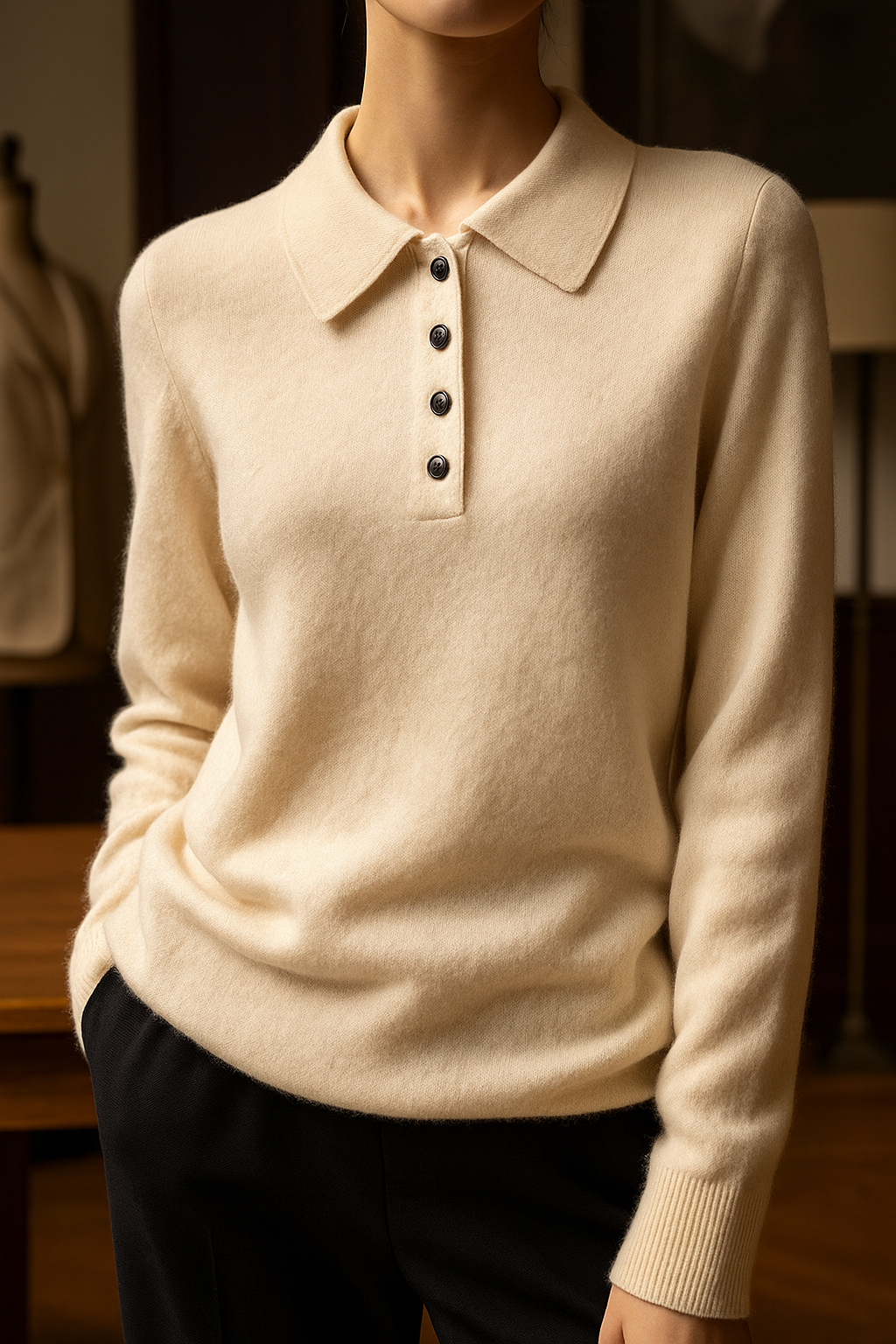 West | Polo Sweater