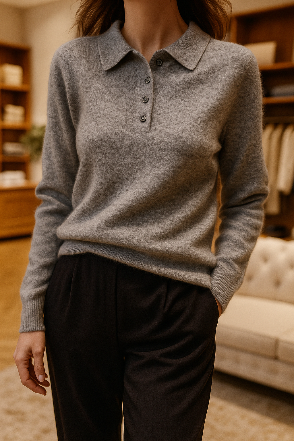 West | Polo Sweater
