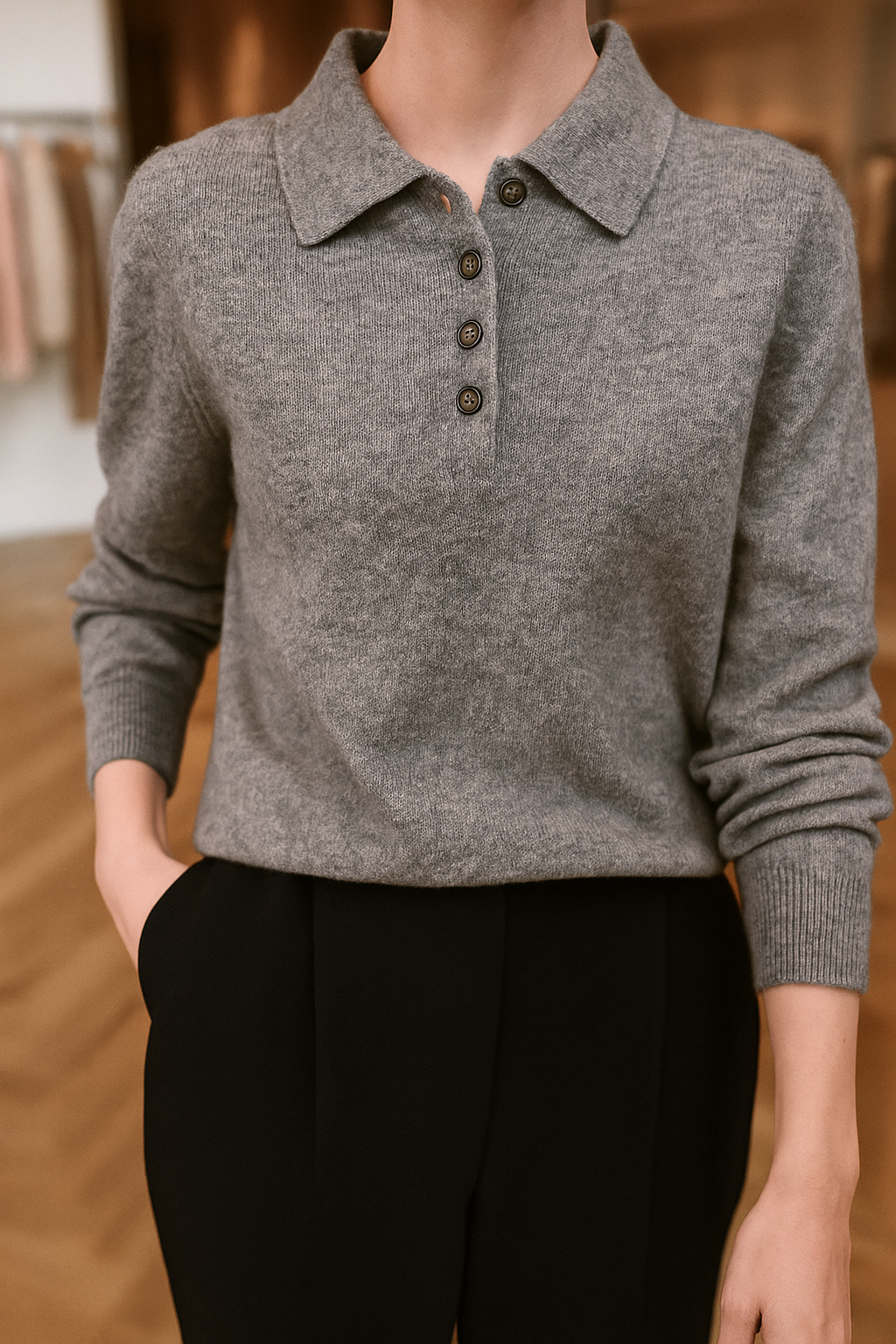 West | Polo Sweater
