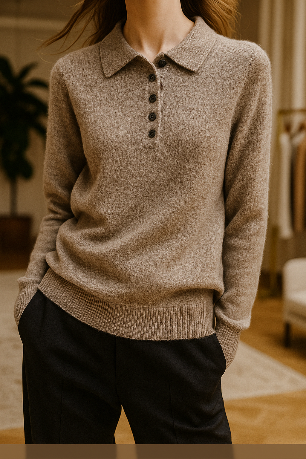 West | Polo Sweater