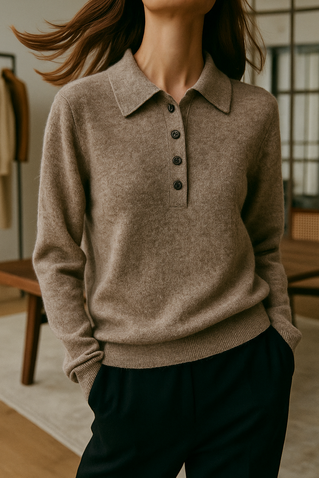 West | Polo Sweater
