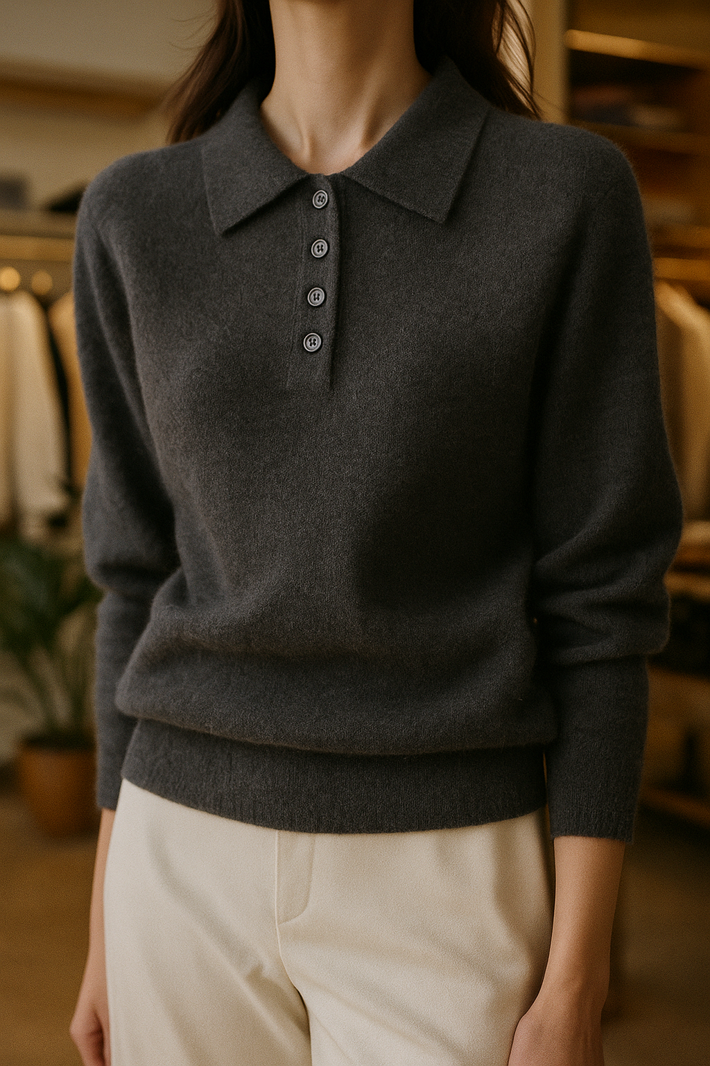 West | Polo Sweater