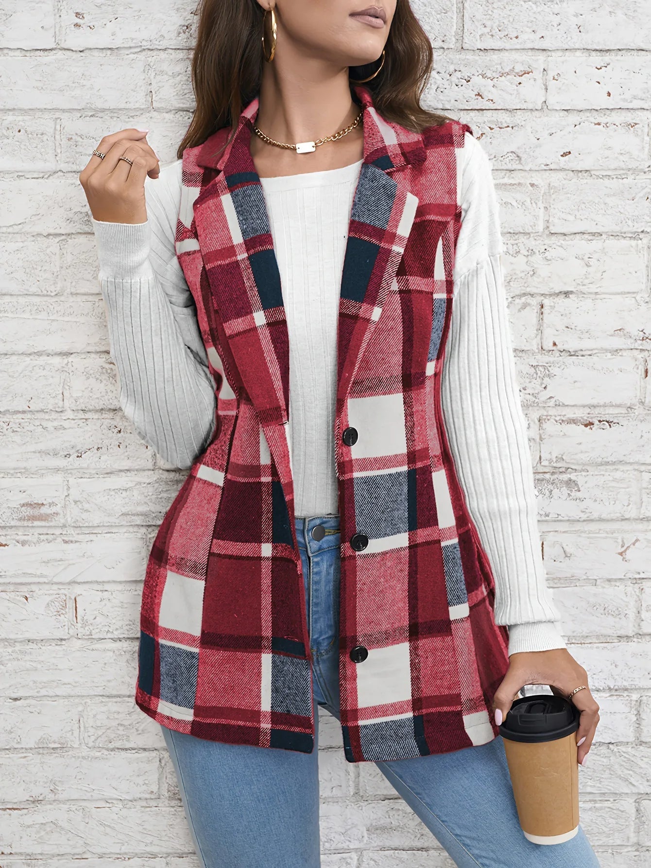 Camden | Plaid Vest