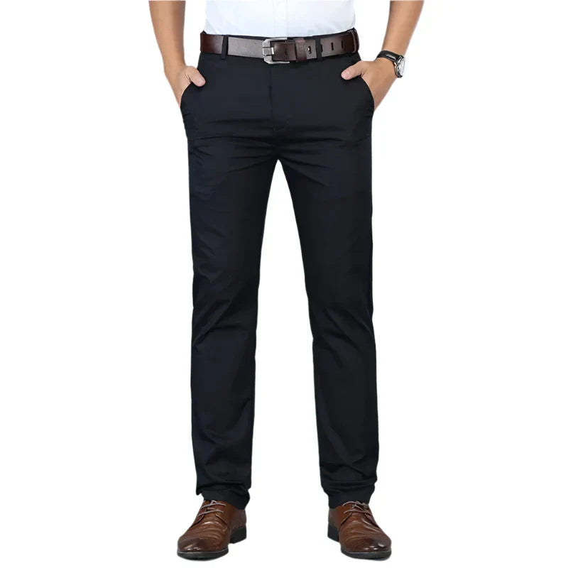 Men’s Slim-Fit Chino Pants | Stretch Cotton | Smart-Casual Workwear