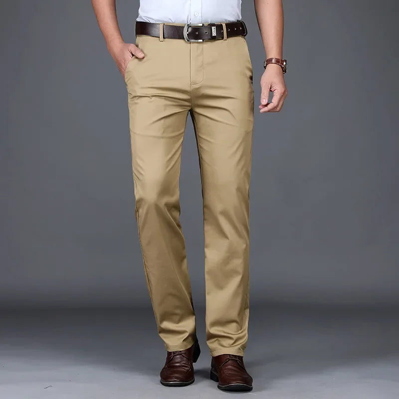 Men’s Slim-Fit Chino Pants | Stretch Cotton | Smart-Casual Workwear
