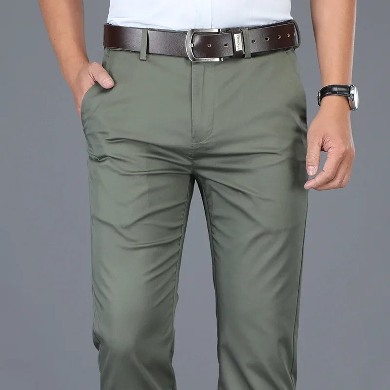 Peter | Men’s Slim-Fit Chino Pants | Stretch Cotton Smart-Casual Workwear