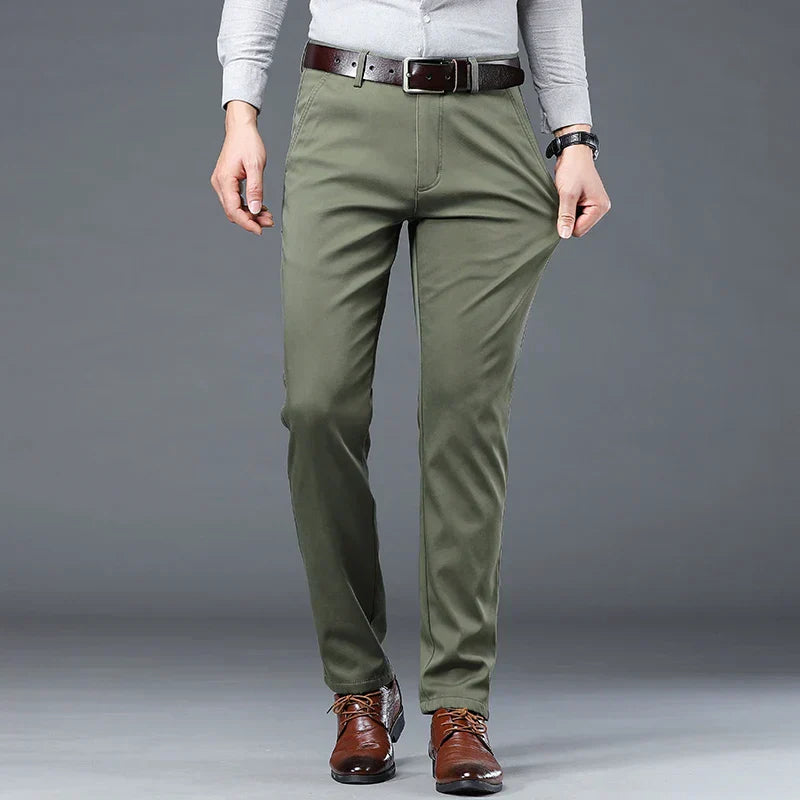 Men’s Slim-Fit Chino Pants | Stretch Cotton | Smart-Casual Workwear