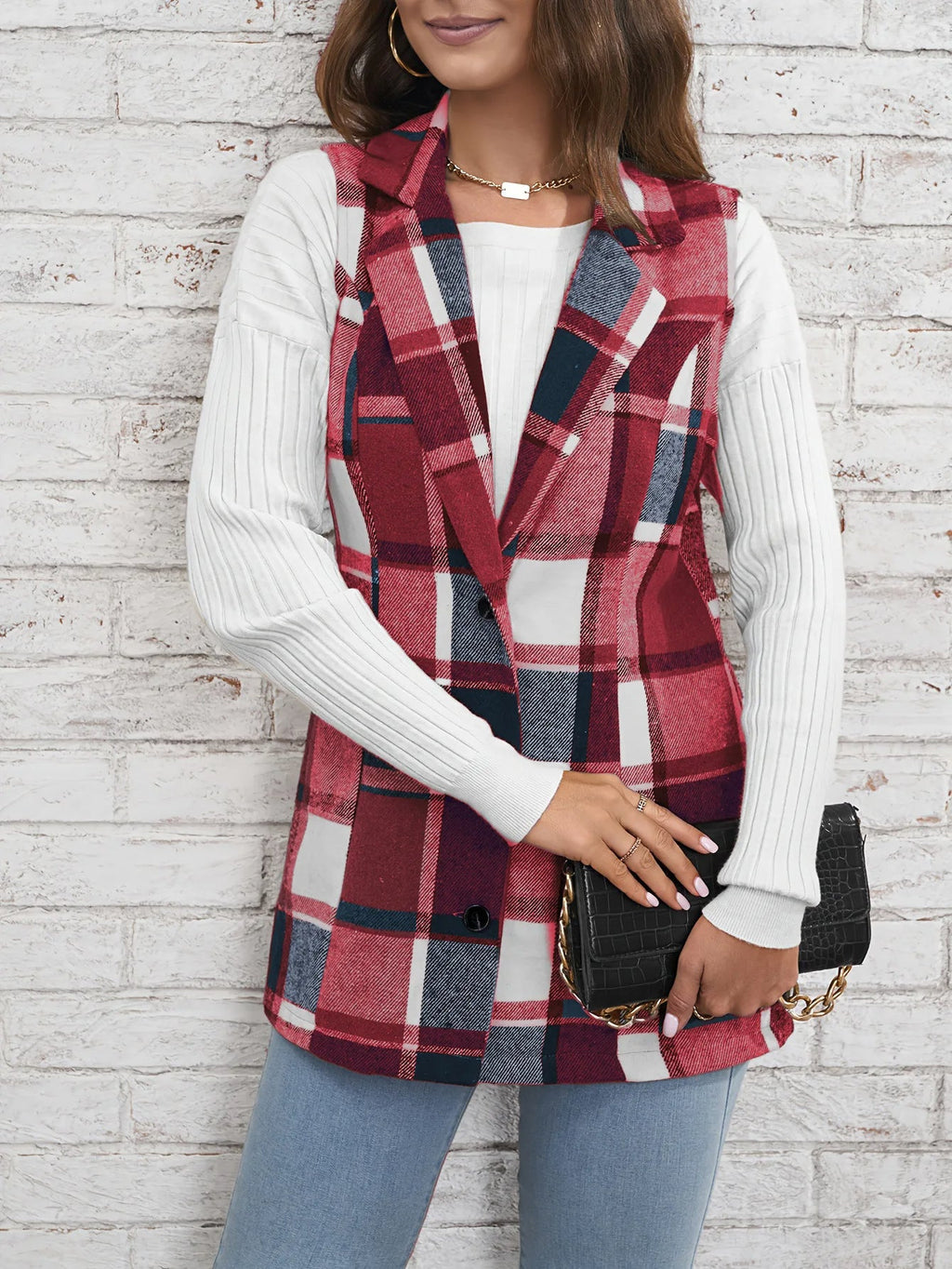 Camden | Plaid Vest