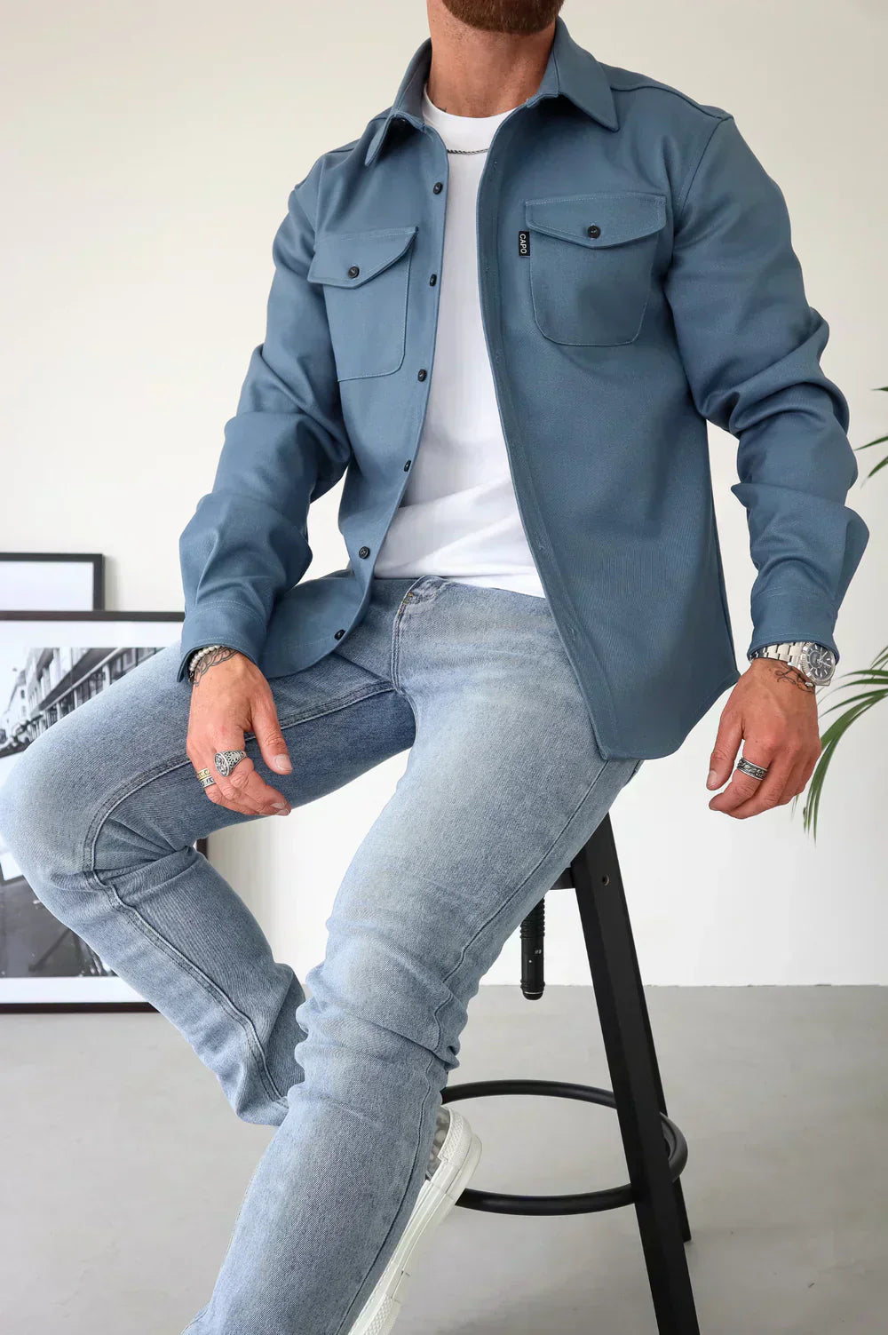 Dapper men's dress shirt made from breathable cotton featuring an elegant design, perfect for formal occasions and business settings. - 23