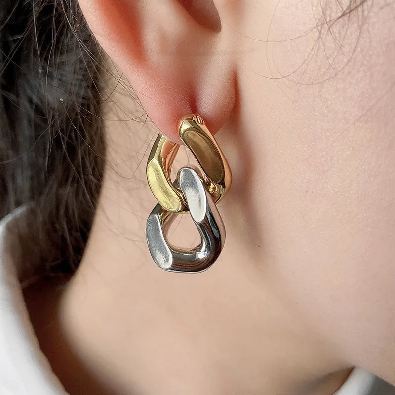 Aria | Chain Link Earrings