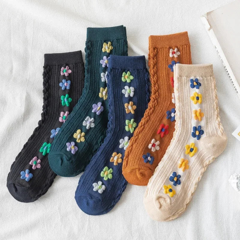 Fleur | Embroidered Sock Set