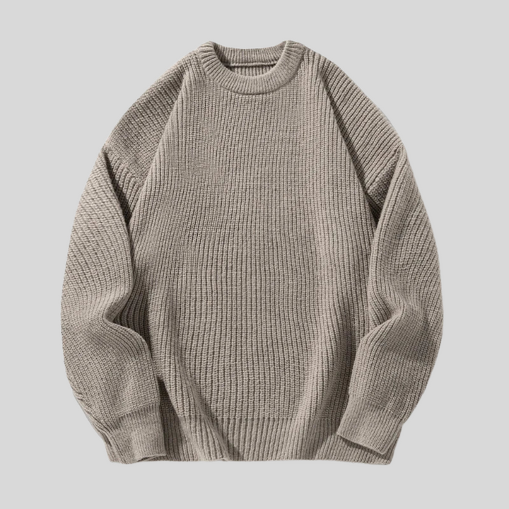 Rugged men's pullover featuring a soft knit fabric and classic ribbed design, perfect for outdoor adventures and casual wear. - 6