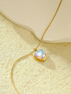 Colorful Heart Pendant Necklace