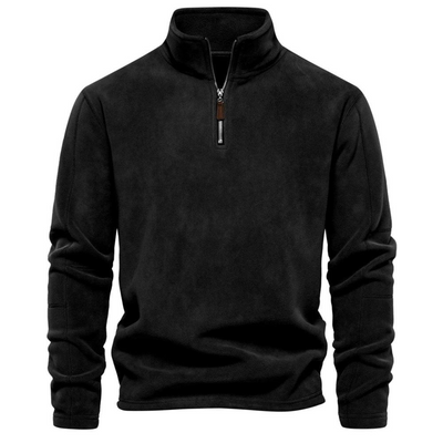 Men's Zip-Up Fleece Pullover | Winter