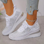 Giselle | Orthopedic Sneakers with Sparkling Rhinestones