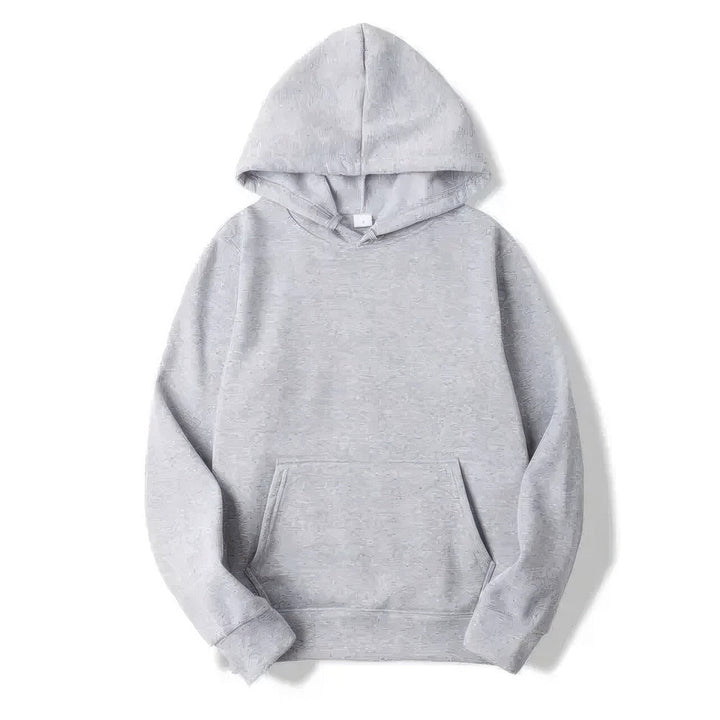 Unisex Elysian Basic Hoodie in soft polyester, featuring a classic pullover style, perfect for casual wear and comfort. - 2