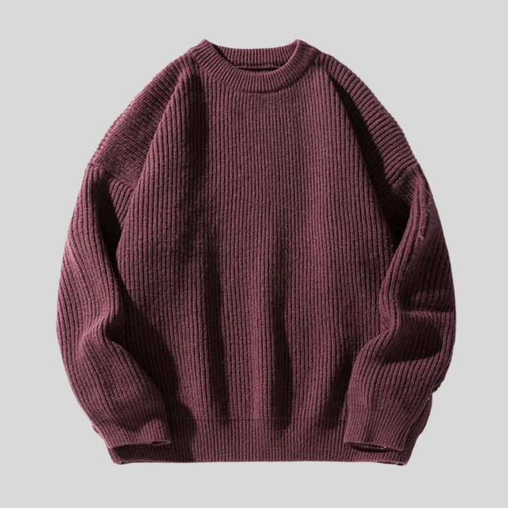 Rugged men's pullover featuring a soft knit fabric and classic ribbed design, perfect for outdoor adventures and casual wear. - 3