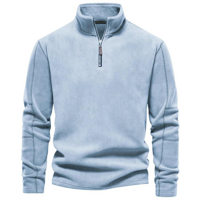Men's Zip-Up Fleece Pullover | Winter
