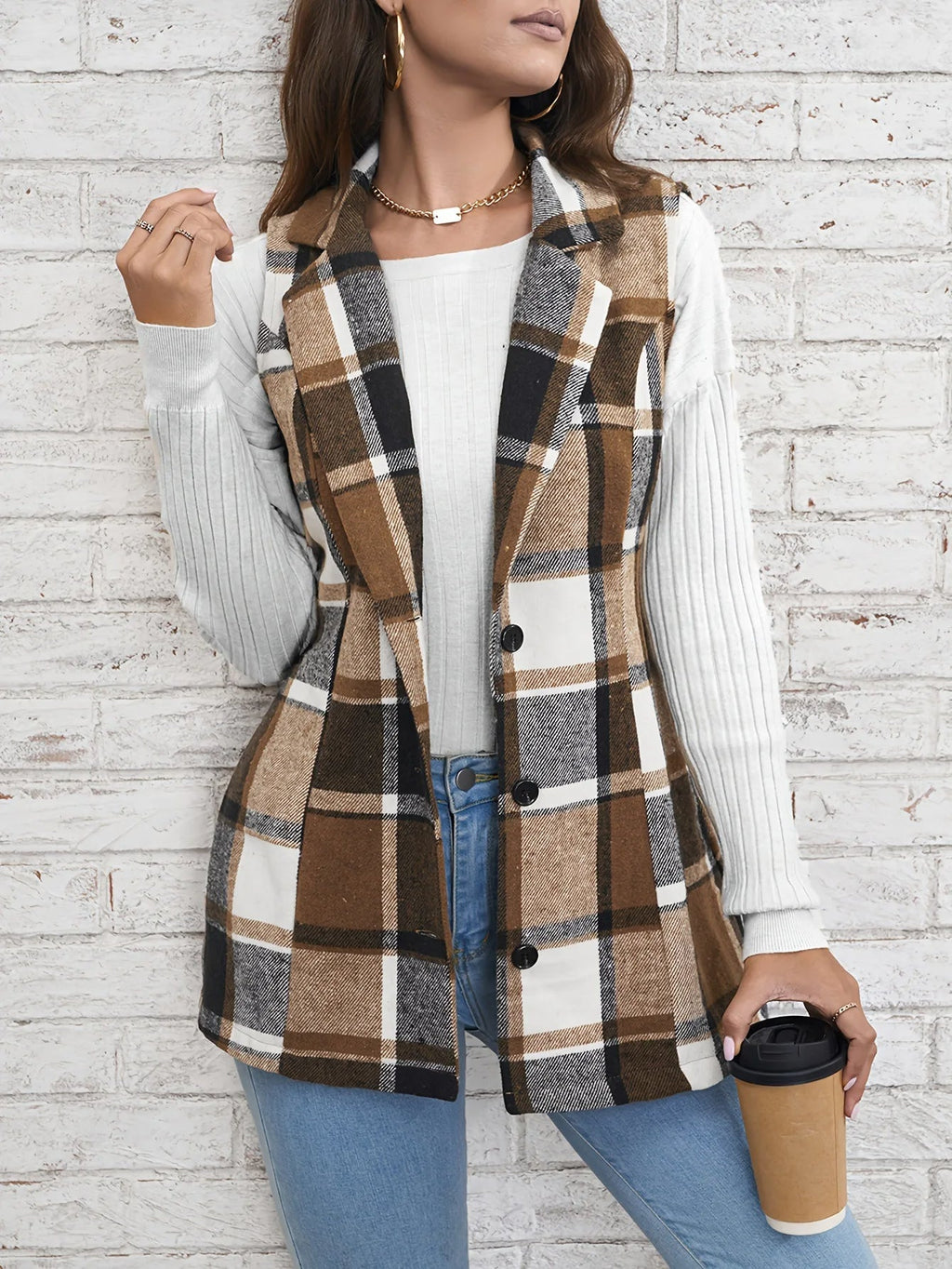 Camden | Plaid Vest