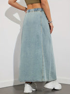 Arielle A-Line Denim Skirt