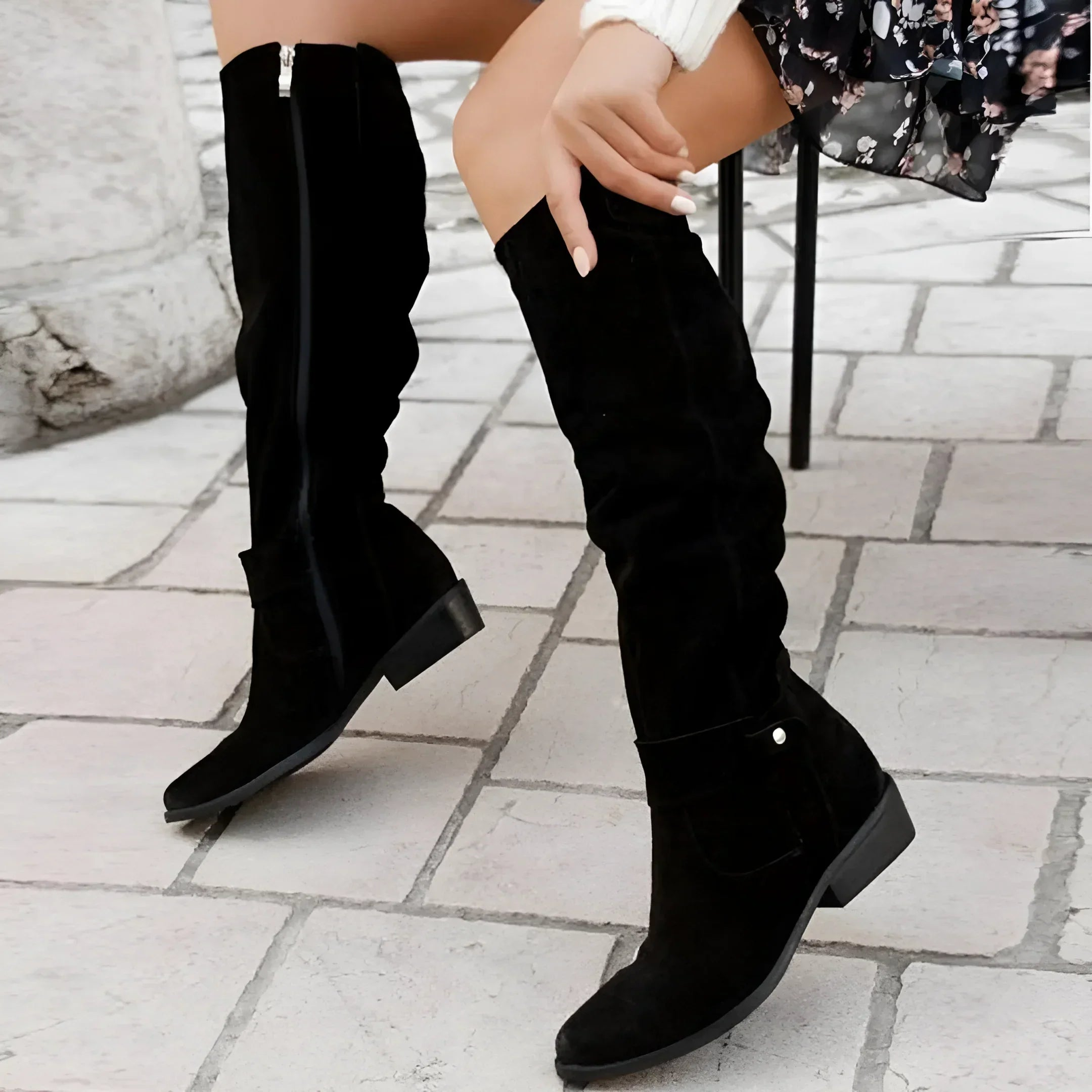 Madeleine | Knee-High Suede Boots