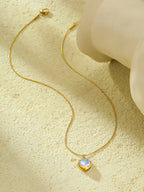 Colorful Heart Pendant Necklace