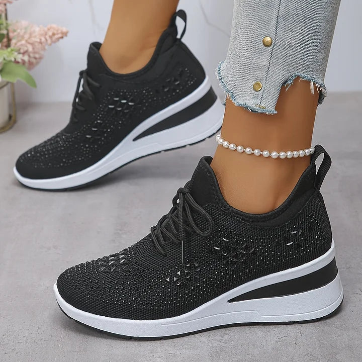 Giselle | Orthopedic Sneakers with Sparkling Rhinestones